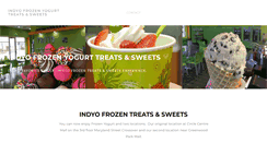 Desktop Screenshot of indyofrozenyogurt.com